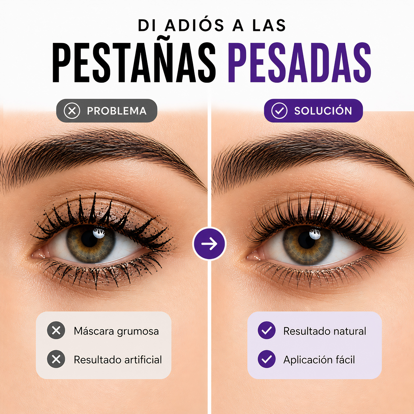 Pestañas de Salón en Casa en Minutos